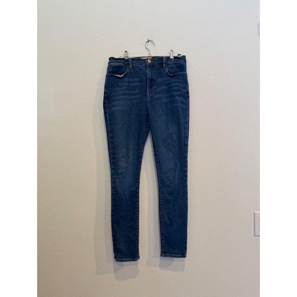 Frame Denim Le High Skinny Samira Dark Blue Jeans LHSK801 Womens 31